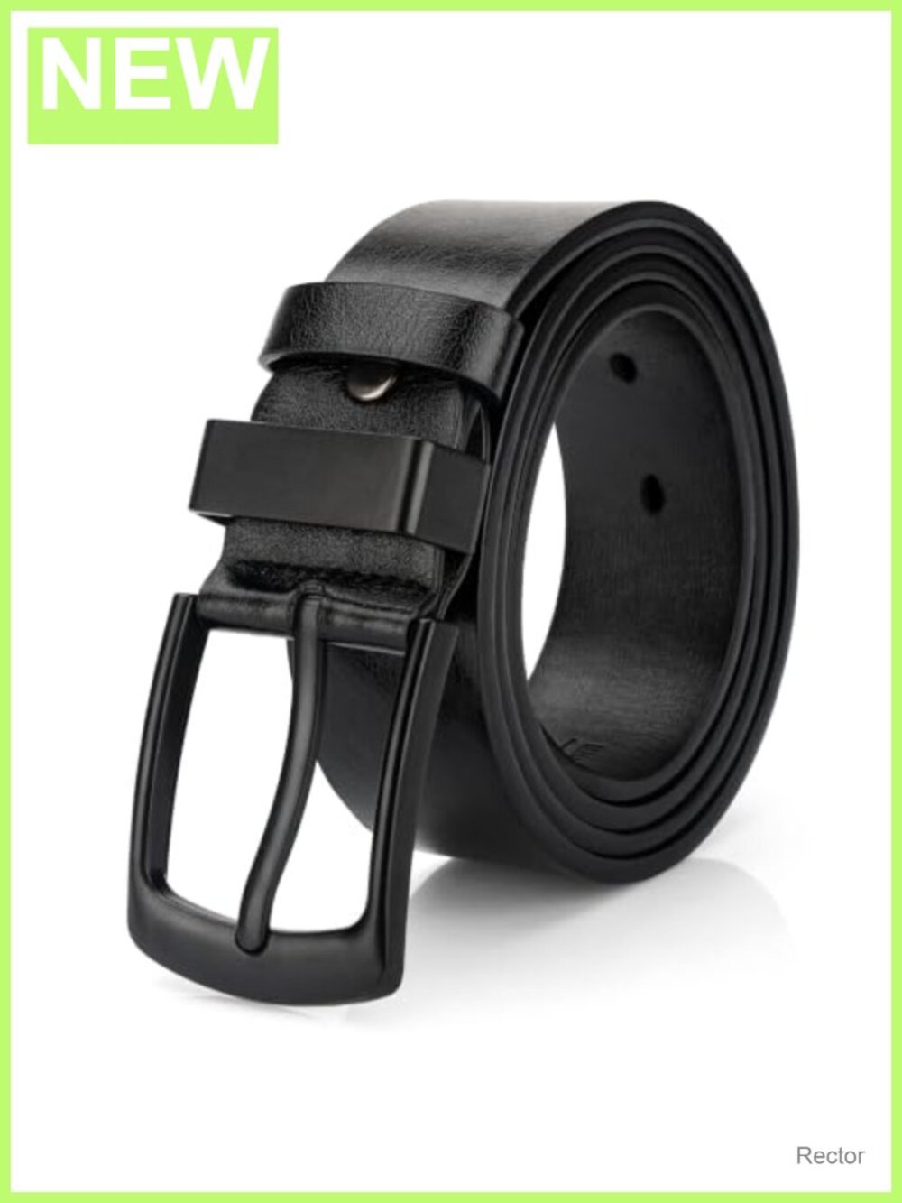 Men's Casual Dress Belt PU Leather Adjustable Classic Buckle